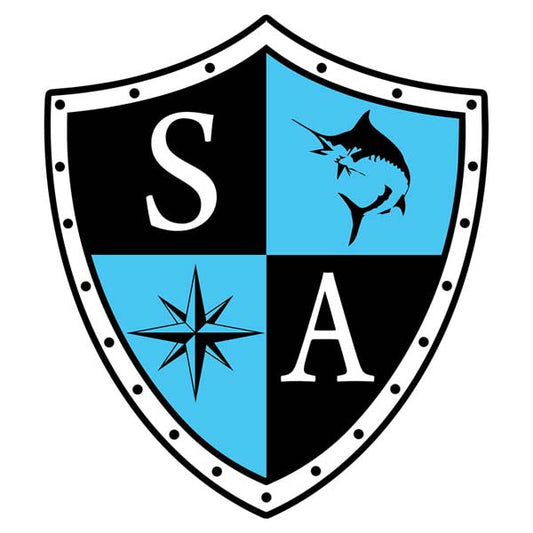 SA Co. Decal in Blue Shield