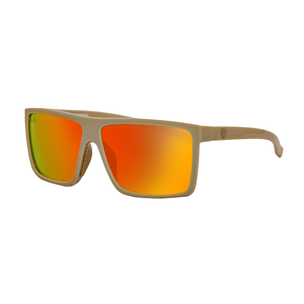 Sport Sunglasses | Desert Sand | Red/Orange Mirror