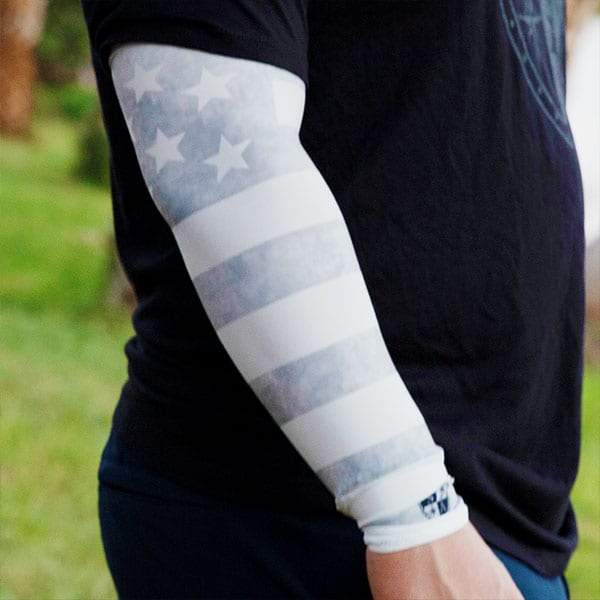 SA Single Arm Shield™ | Whiteout American Flag - SA Company 