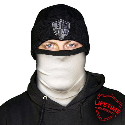 Fleece Face Shields® | White