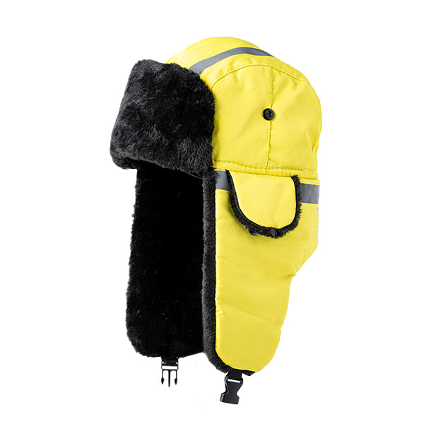 Trapper Hat | Nylon | Safety Yellow